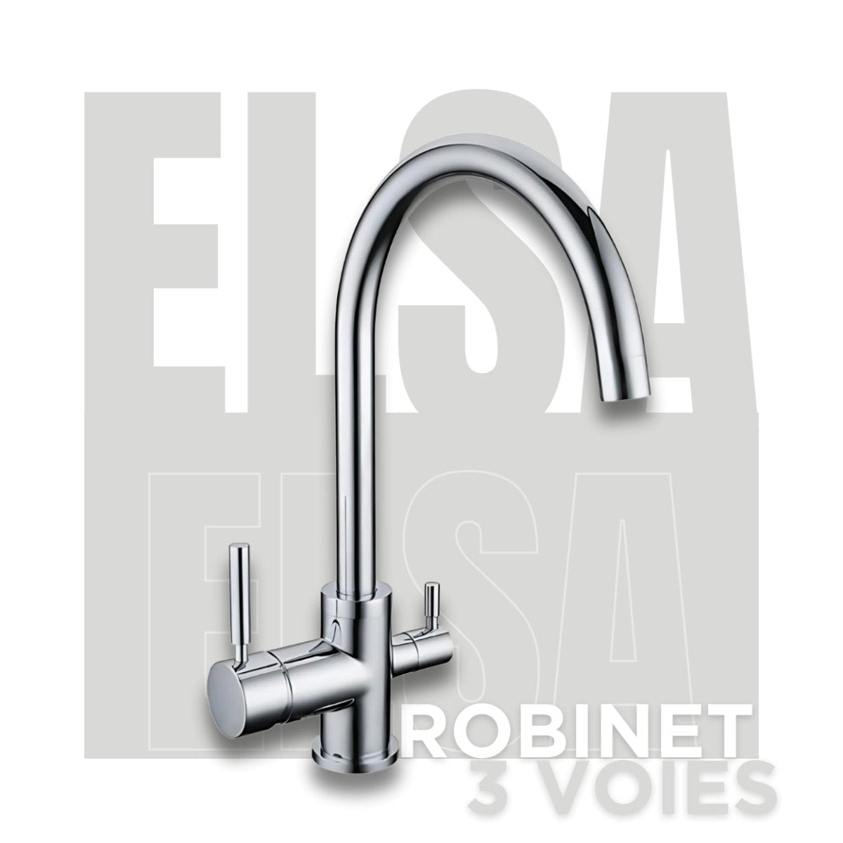 Robinet 3 voies - ELSA - Osmosense