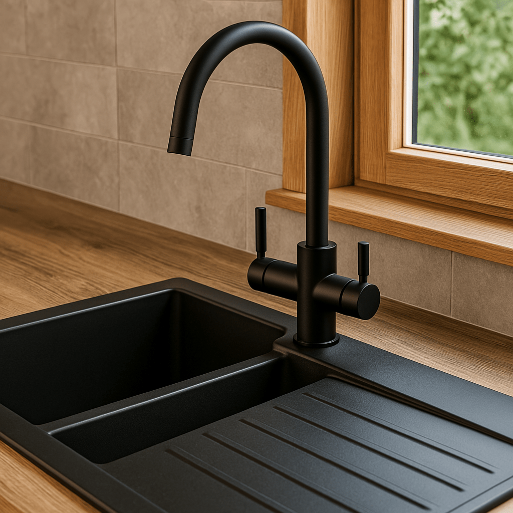 Robinet 3 voies - ELSA BLACK - Osmosense